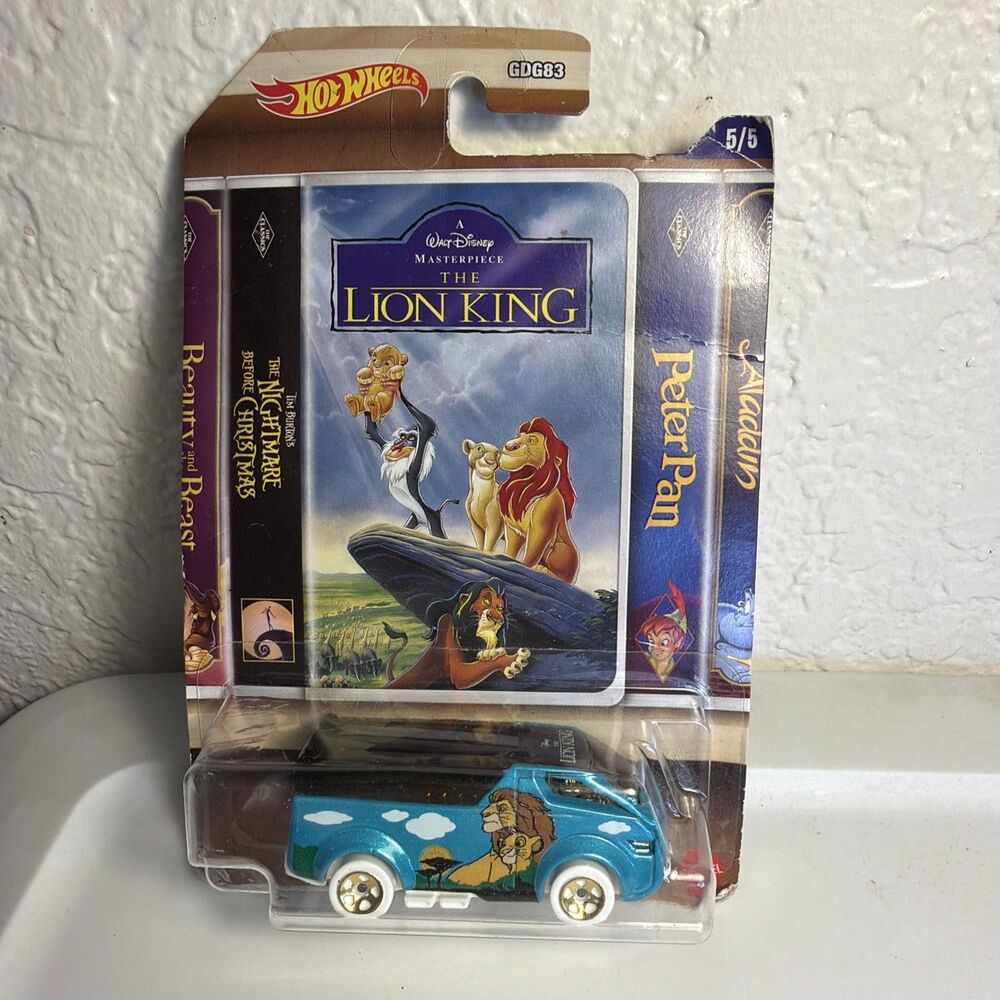 Hot Wheels The Vanster 5/5 Disney The Lion King Diecast Car 1:64 Special Ed